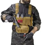 Chaleco Conquer Mini Chest Rig - Coyote Brown miniatura 3