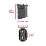 Grip Vertical Keymod/Mlok (MP1009-B) - Negro miniatura 4