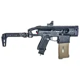 CTM Culata rail CNC TwinFold Adjustable RIS - Negra miniatura 6