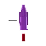 CTM Enhanced Nozzle and CNC Nozzle Valve Set for AAP-01 / AAP-01C - Lila miniatura 4