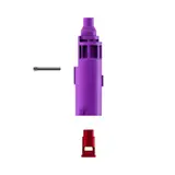CTM Enhanced Nozzle and CNC Nozzle Valve Set for TM Hi-Capa - Lila miniatura 4