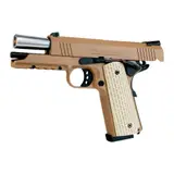 Tokyo Marui Desert Warrior 4.3 Tan – Pistola gas GBB airsoft 1911 táctica miniatura 5