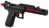 Pistola Lancer Tactical CTHULHU - Negro/Rojo – Gas miniatura 7