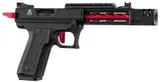 Pistola Lancer Tactical CTHULHU - Negro/Rojo – Gas miniatura 10