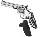 Revólver CO₂ Dan Wesson 715 Plata 6 pulgadas miniatura 4