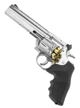 Revólver CO₂ Dan Wesson 715 Plata 6 pulgadas miniatura 5