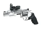 Revólver CO₂ Dan Wesson 715 Plata 6 pulgadas miniatura 9