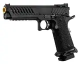 Pistola Lancer Tactical LTX6 Negro/Dorado Knightshade – Gas miniatura 3