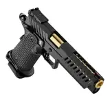 Pistola Lancer Tactical LTX6 Negro/Dorado Knightshade – Gas miniatura 7