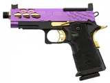 Pistola Lancer Tactical Stryk Hi-Capa 4.3 Violeta/Dorado – Gas miniatura 5