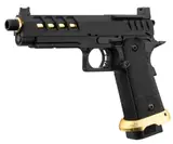 Pistola Lancer Tactical HERACLES Hi-Capa 5.1 Negro/Dorado RMR – Gas miniatura 9