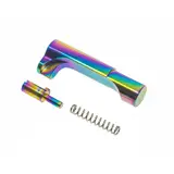 COWCOW Technology Match grade stainless steel Mag Release for TM Hi-capa - Rainbow miniatura 1