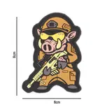 PARCHE IMMORTAL PVC 3D JABALI FUSIL COYOTE miniatura 1