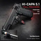 Pistola Hi-Capa 5.1 GBB Tokyo Marui - Negro Full Precisión miniatura 1
