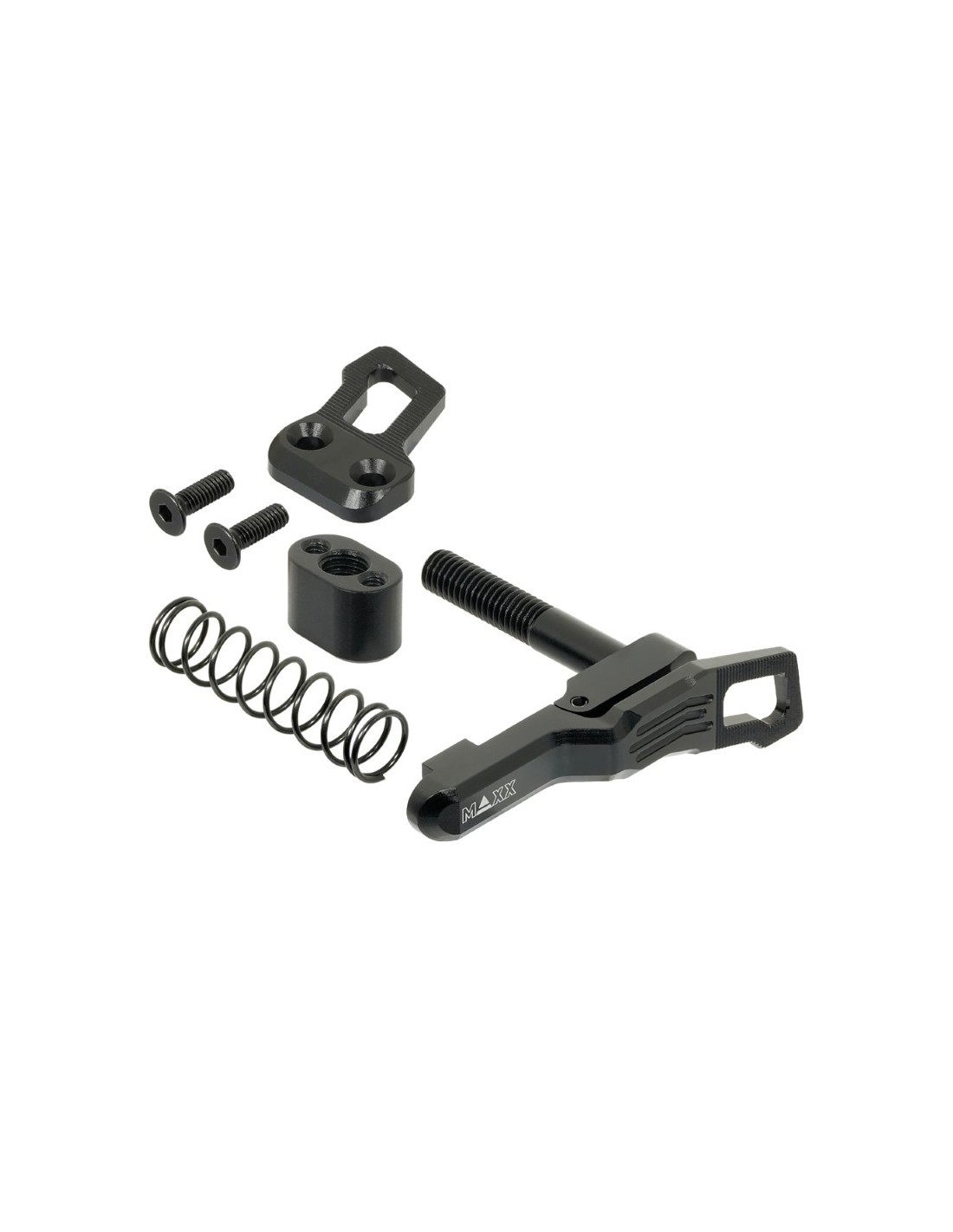 Maxx Model CNC Retén de Cargador Avanzado Style B para MTW M4 – Negro