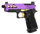 Pistola Lancer Tactical Stryk Hi-Capa 4.3 Violeta/Dorado – Gas miniatura 1