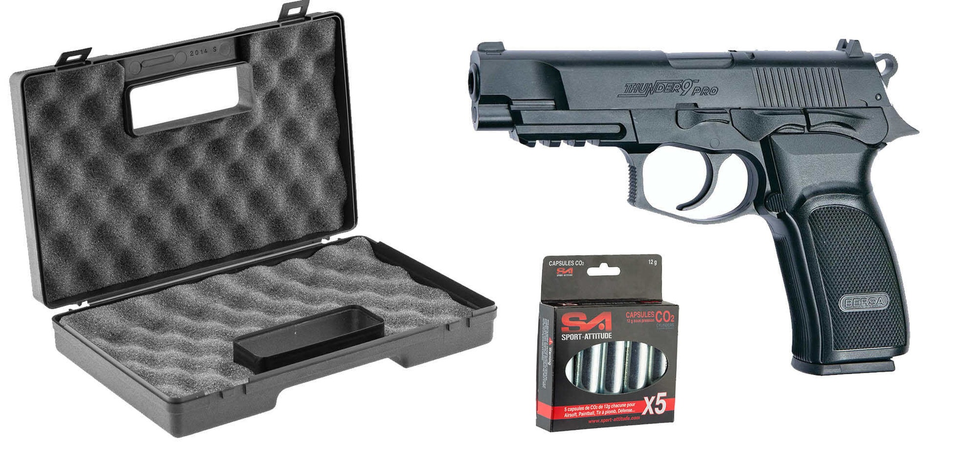 Pistola NBB CO₂ ASG Bersa Thunder 9 pro