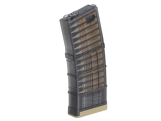 Cargador midcap 190 Bbs Lancer L5 AWM 300 Blackout para M4 [EMG]