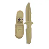 Cuchillo Goma K25 con funda 32464 - Tan miniatura 2
