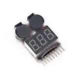 Indicador de bateria Lipo c/alarma negro miniatura 2