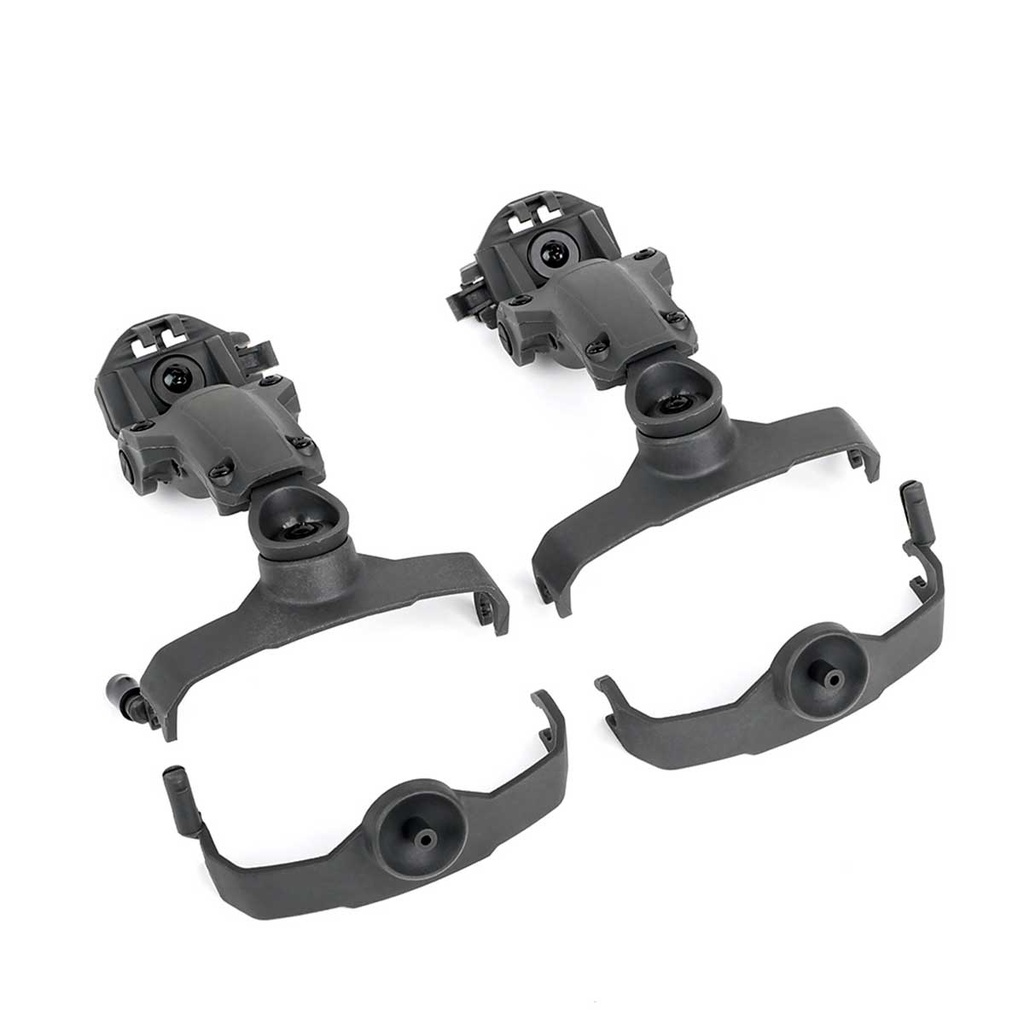 MONTURA AURICULARES PARA CASCO ARC TAC-SKY C/MICRO NEGRO