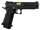 Pistola Lancer Tactical LTX6 Negro/Dorado Knightshade – Gas miniatura 2